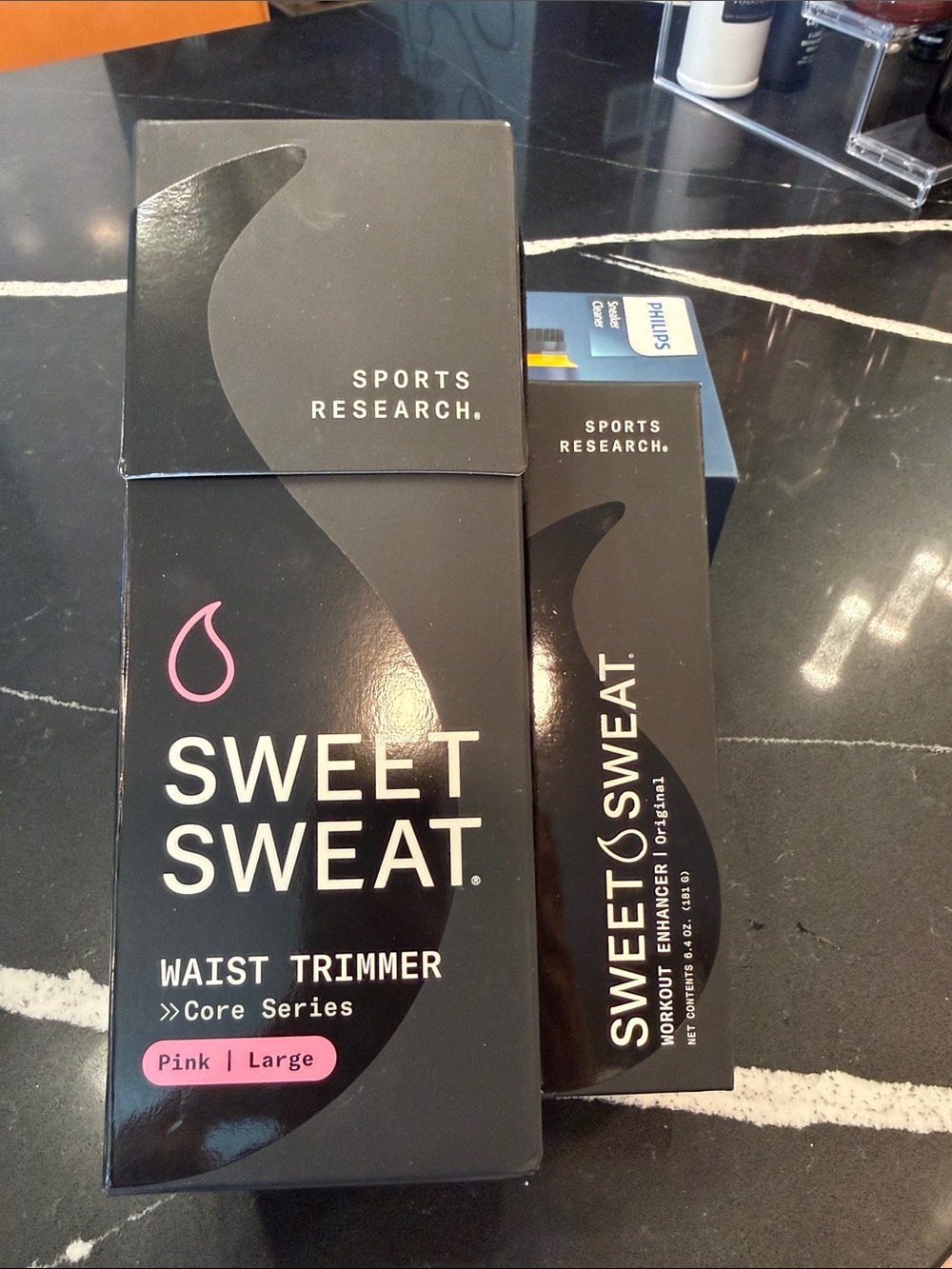 Sports Research Sweet Sweat Waist Trimmer - Pink (Large)